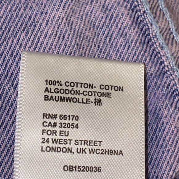 Urban Outfitters BDG High Waisted Pegged Cowboy Jeans in Light Blue Wash size 26 - Picture 14 of 16